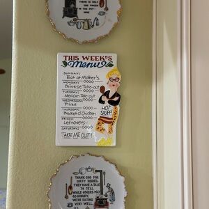 Vintage Kitchen Wall Decor Set